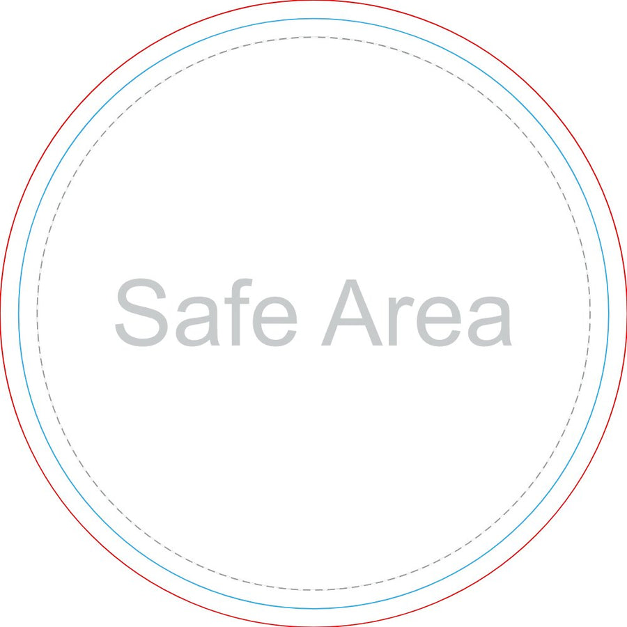 Template preview – Circle Car Door Magnets 4" x 4"