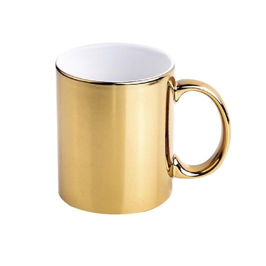 Gold mirror mugs for sublimation 11 oz (box of 12 and 36 units)