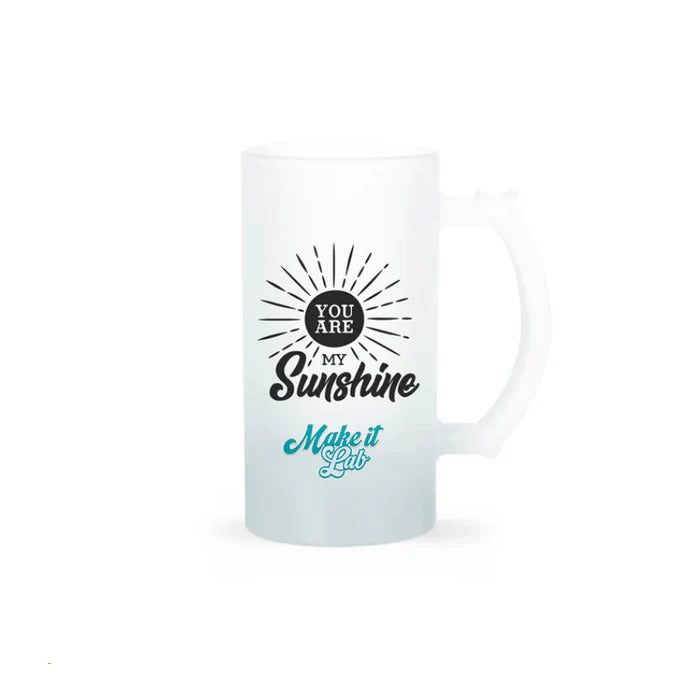 Frosted Beer Mugs for Sublimation 16 oz