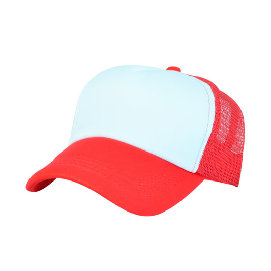 Red Customizable Adult Cap - Perfect for Sublimation Printing