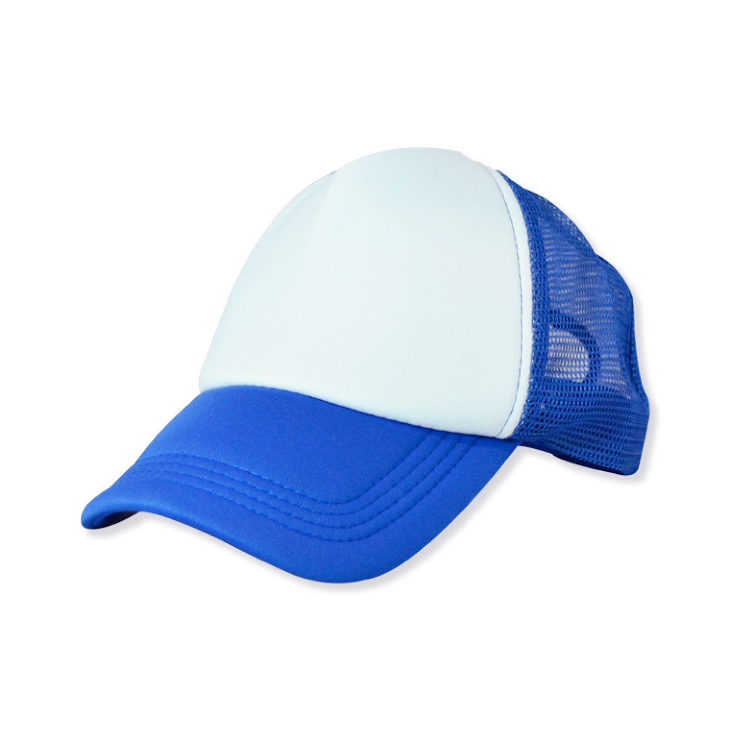 Blue mesh cap to sublimate