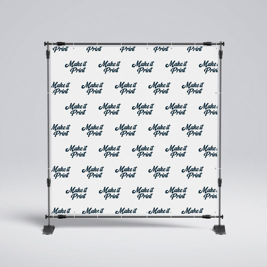 Step and Repeat 8 x 8 banner