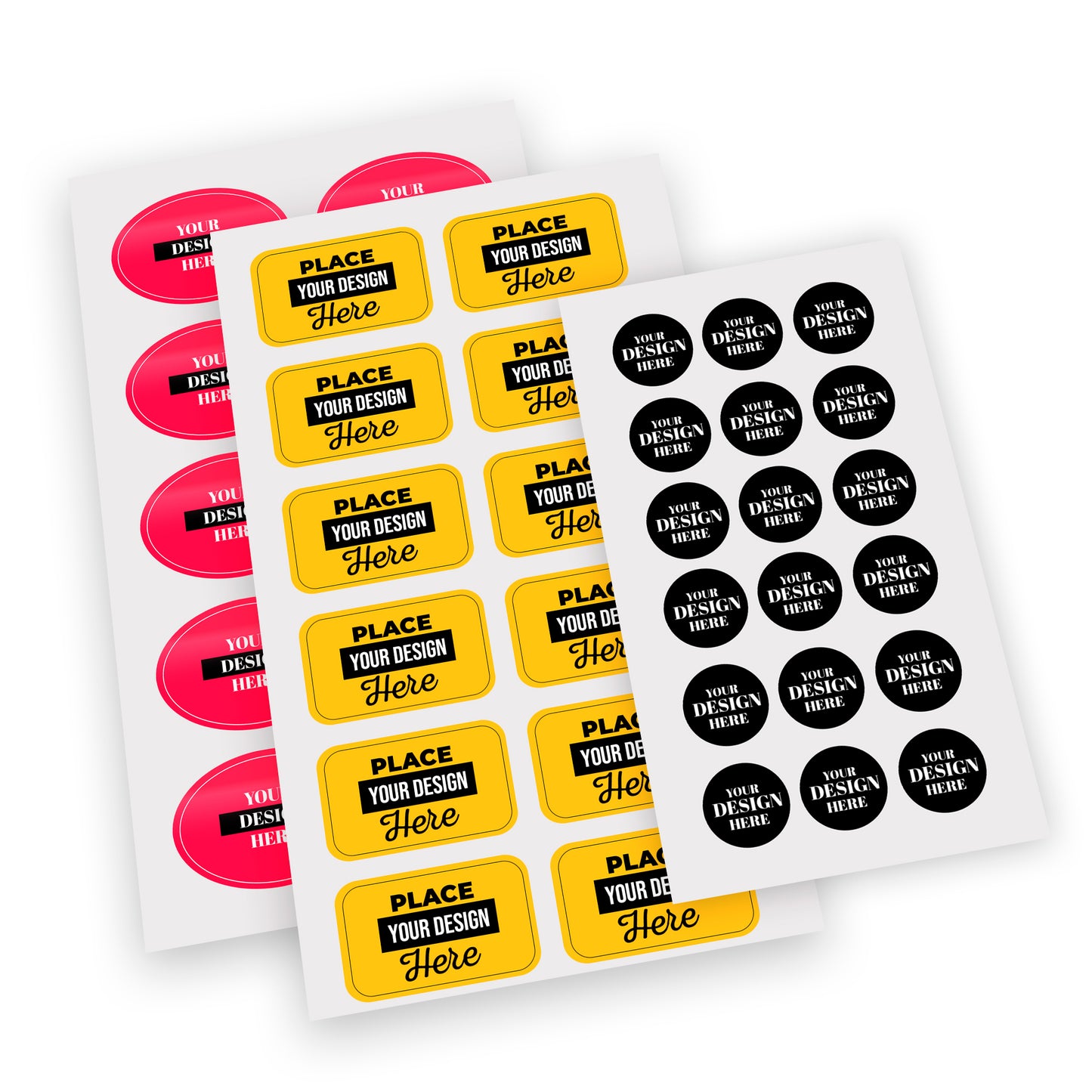 Rounded Square Sheet Stickers