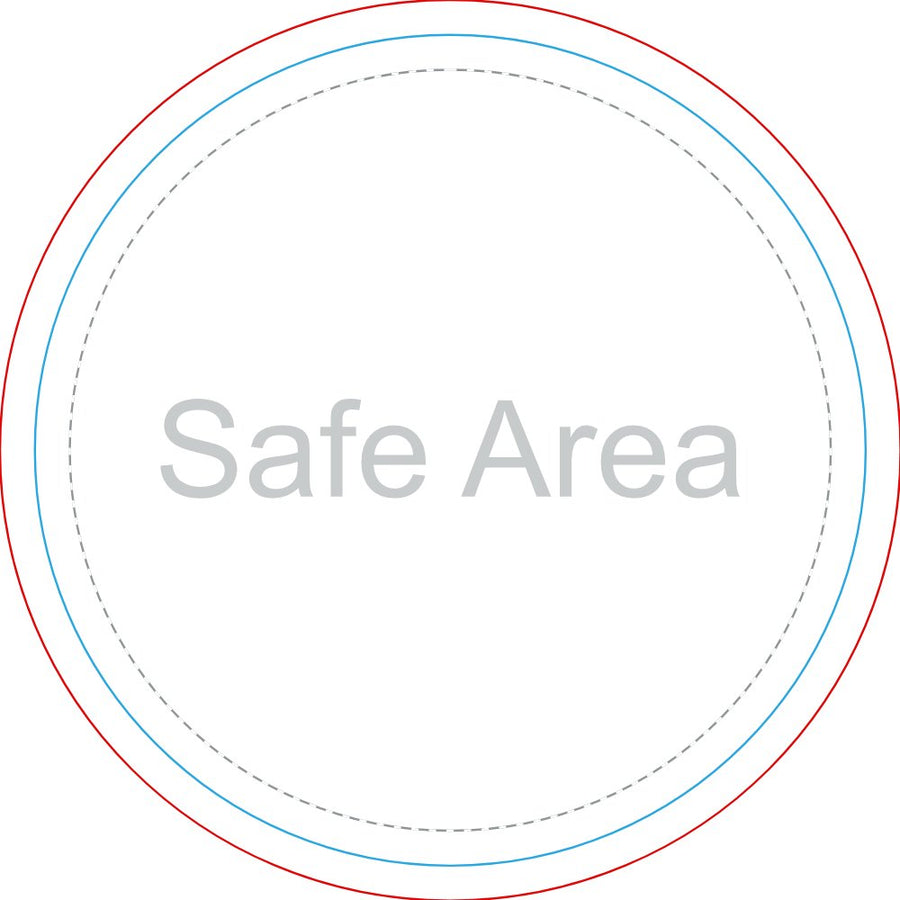 Template preview – Circle Car Door Magnets 3" x 3"
